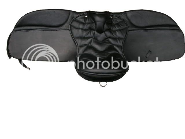 Icelandic Treeless Dressage Saddle all sizes available Black  