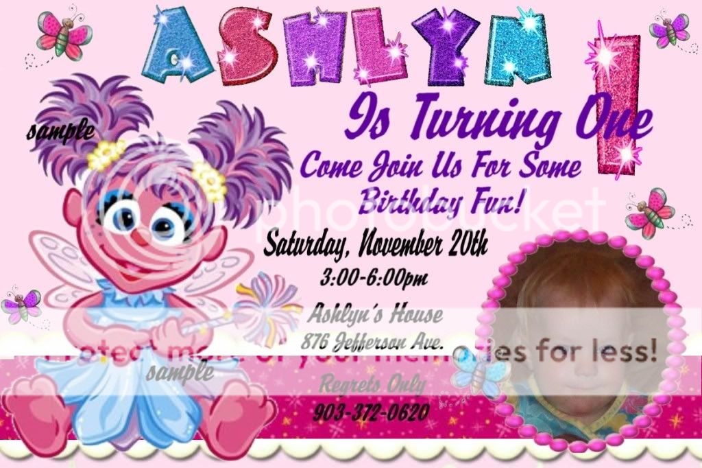 Abby Cadabby Birthday Party Invitations Pool Party Too