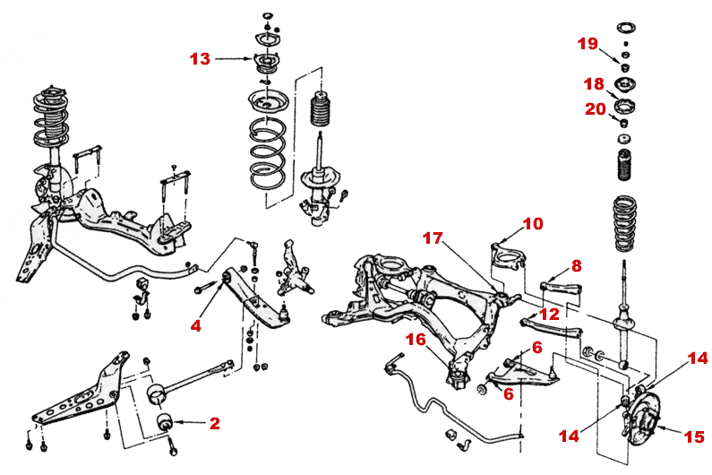 Nissan Versa Suspension Diagram