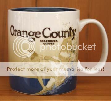 Starbucks Mug   Orange County   Surfing Mug   Surf City  